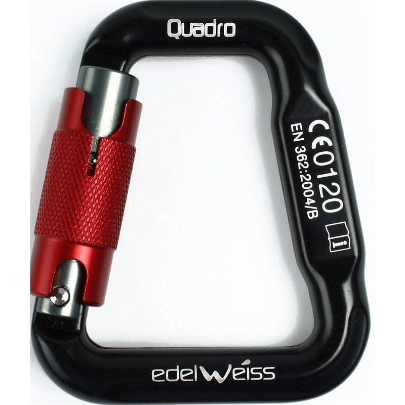 Edelweiss Quadro Çift Yönlü Emniyet Kemeri Bağlantı Karabinası MQUADRO.B