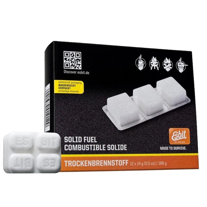 Esbit 12x14g Solid Fuel Tablets