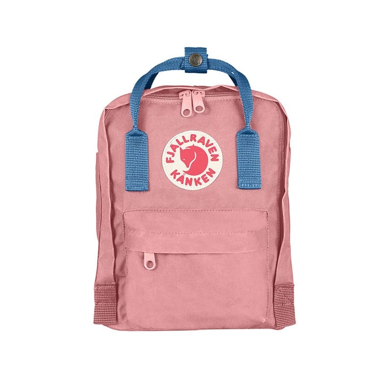 Fjallraven Kanken Mini Pink-Air Blue