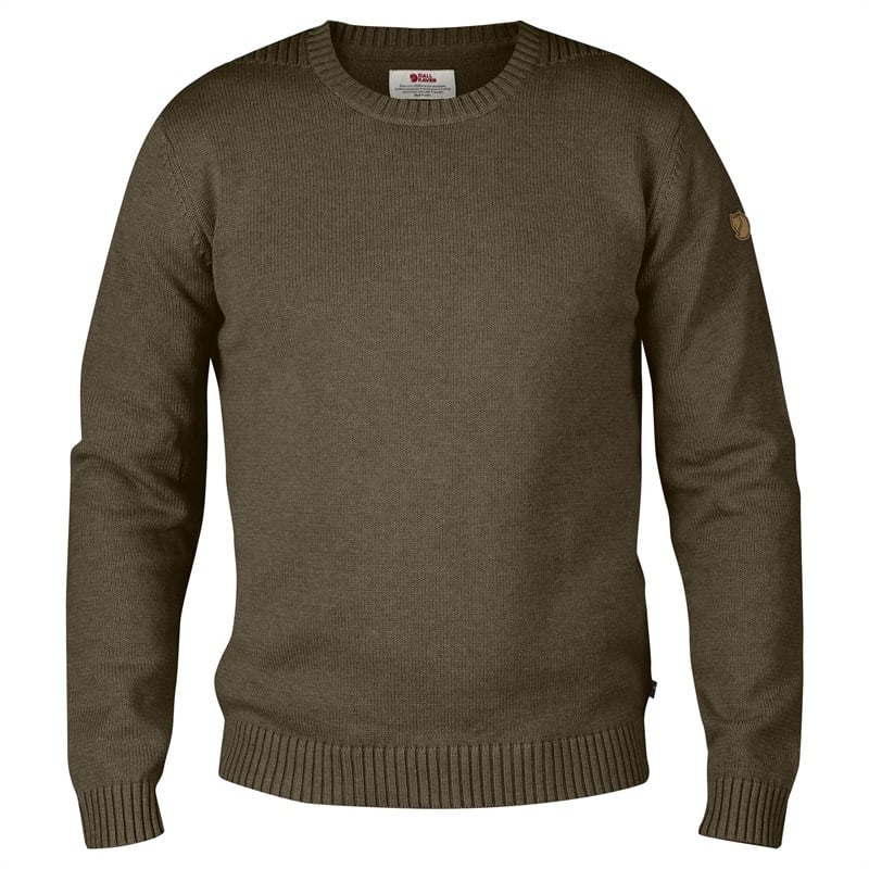 Fjallraven Övik Knit Crew M - Khaki