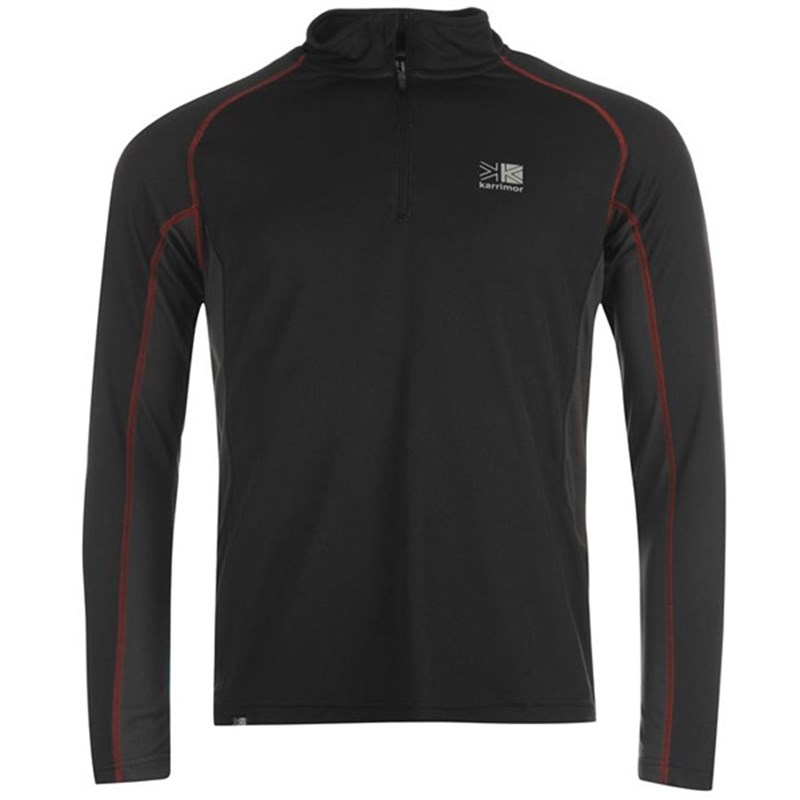 Karrimor Long Sleeve Zip Tech T-Shirt Kadın 444151