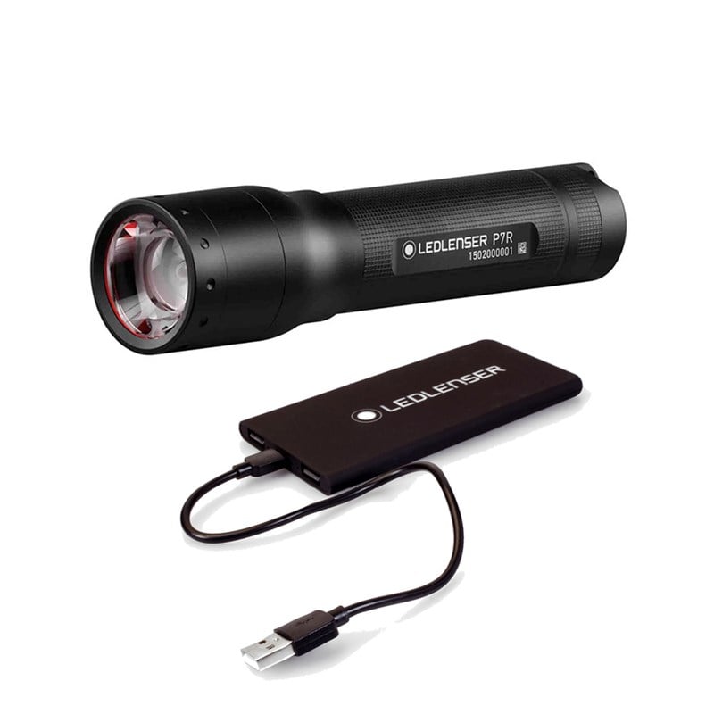 Led Lenser P7R + Powerbank Set