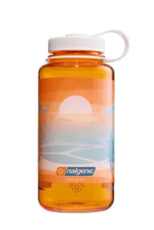 Nalgene 32oz WM Clementine Landscape Sunset