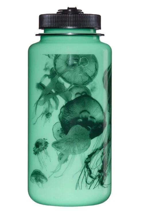 Nalgene 32oz WM Glow w/Black Jellyfish