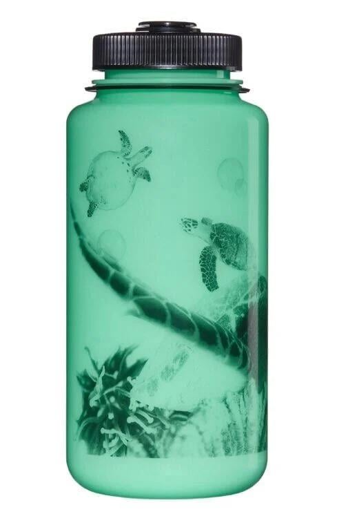 Nalgene 32oz WM Glow w/Black Turtle