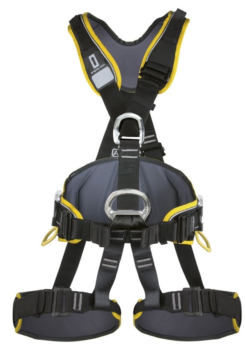Profı Worker 3D Speed Full Body Harness Endüstriyel Black-Yellow