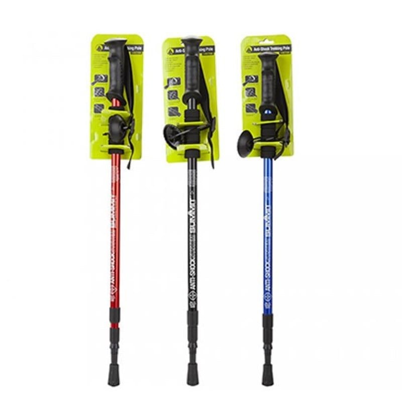 Summit Anti Shock Tkn. Pole 3 Parçalı Anti Şok Trekking Batonu
