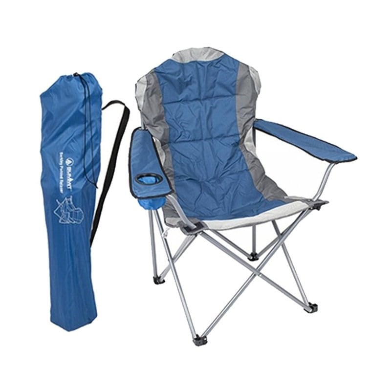 Summit Berkley Yüksek Konforlu & Takviyeli Kamp Sandalyesi Blue