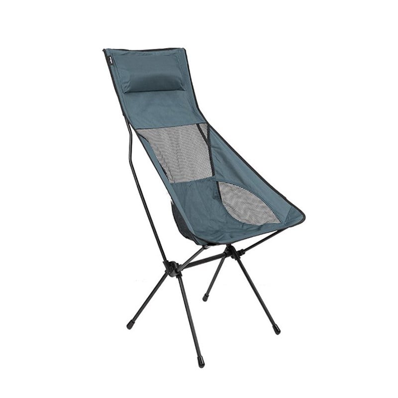 Summit High Back Pack Away Chair Grey Ultra Hafif Sandalye