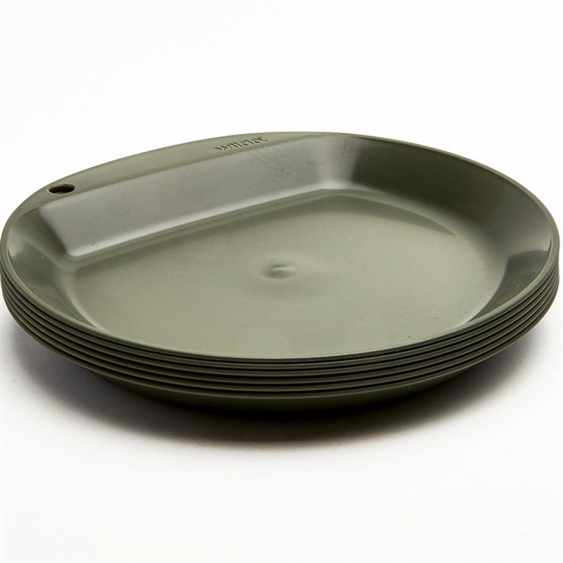 Wildo Camper Plate Flat Tek Renk 6lı Tabak Seti 62121