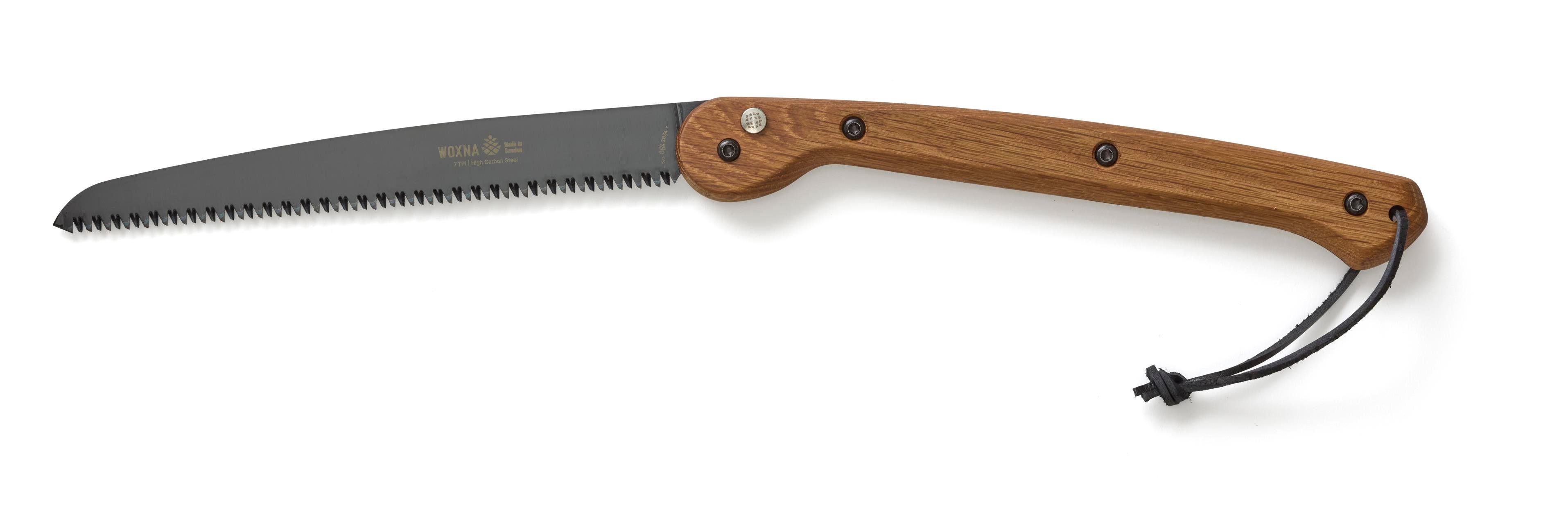 Woxna Hälsing Foldable Saw 250 mm - Oak & High Carbon Steel