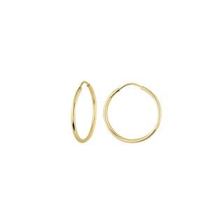 14 Ayar 1 cm Şarnel Halka Küpe