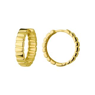 14 Ayar Altın Halka Küpe