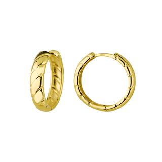 14 Ayar Altın Halka Küpe