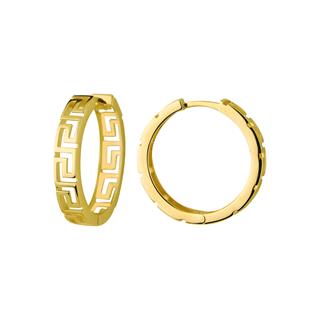 14 Ayar Altın Halka Küpe