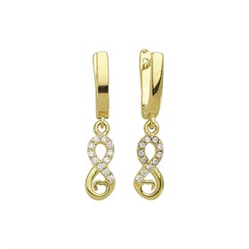 14 Ayar Taşlı Altın Çocuk Küpe