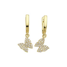 14 Ayar Taşlı Altın Çocuk Küpe