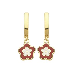 14 Ayar Sallantılı Çiçek Altın Çocuk Küpe