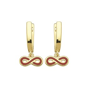 14 Ayar Sallantılı Sonsuzluk Altın Çocuk Küpe