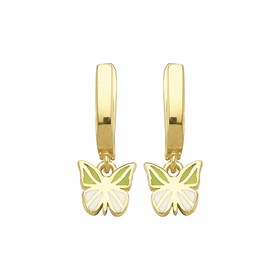 14 Ayar Sallantılı Kelebek Altın Çocuk Küpe