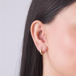 14 Ayar Halka Altın Küpe