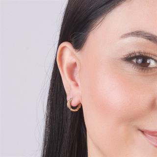 14 Ayar Halka Altın Küpe