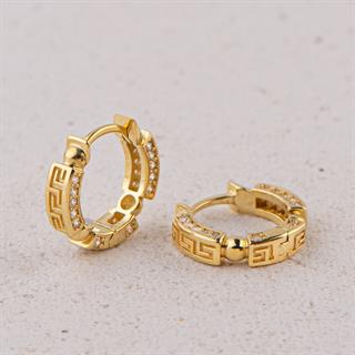 14 Ayar Halka Altın Küpe