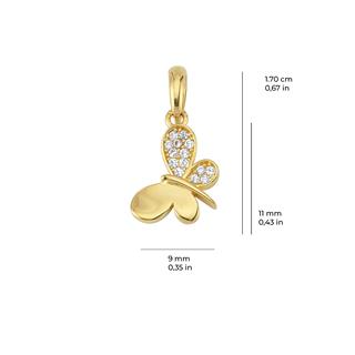 14 Ayar Altın Yusufçuk Kolye Ucu