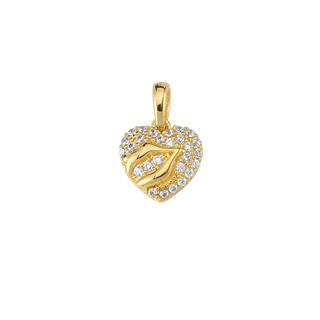 14 Ayar Altın Kalp Kolye Ucu
