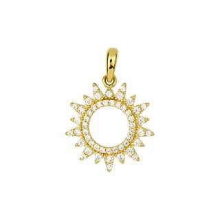 14 Ayar Altın Güneş Kolye Ucu
