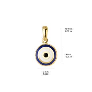 14 Ayar Altın Nazar Kolye Ucu