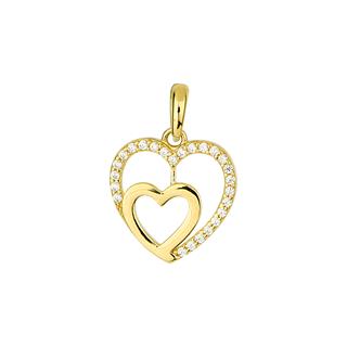 14 Ayar Altın Kalp Kolye Ucu