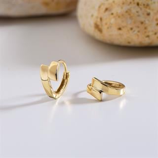 14 Ayar Altın Minik Halka Küpe