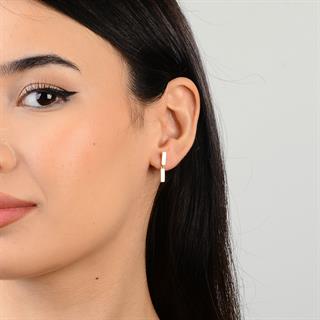 14 Ayar Sallantılı Altın Küpe