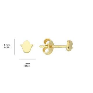 14 Ayar Minik Altın Küpe