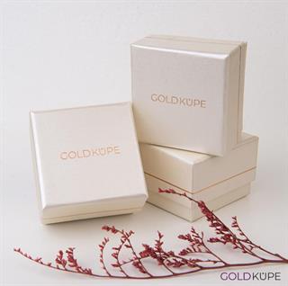 14 Ayar Altın Minik Kar Tanesi Küpe