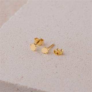 14 Ayar Minik Altın Küpe