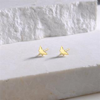 14 Ayar Altın Minik Yusufçuk Küpe