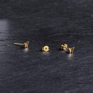 14 Ayar Altın Minik Kelebek Küpe