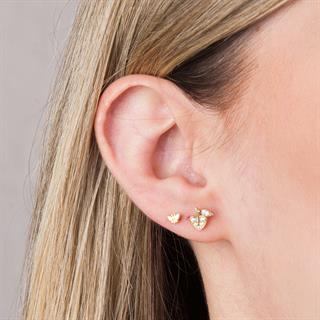 14 Ayar Altın Minik Kelebek Küpe