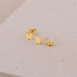 14 Ayar Altın Minik Kelebek Küpe