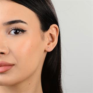 14 Ayar Altın Hilal Küpe