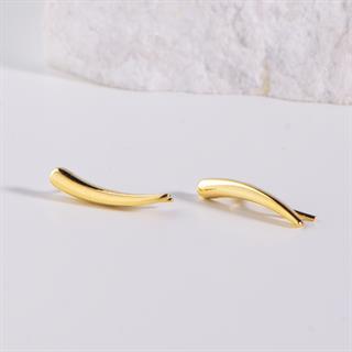 14 Ayar Modern Altın Küpe