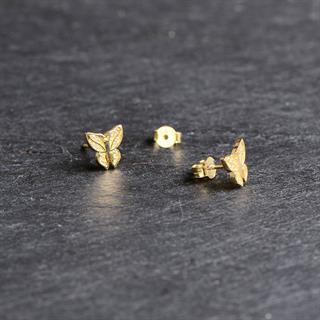 14 Ayar Altın Kelebek Küpe