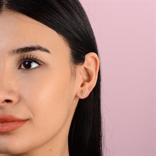 14 Ayar Altın Damla Küpe