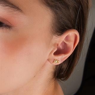 14 Ayar Altın Yes Küpe