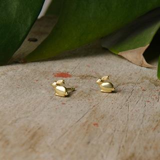 14 Ayar Altın Tavşan Küpe