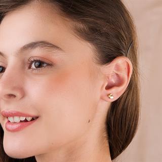 14 Ayar Altın Tavşan Küpe