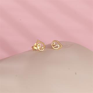 14 Ayar Altın Damla Küpe