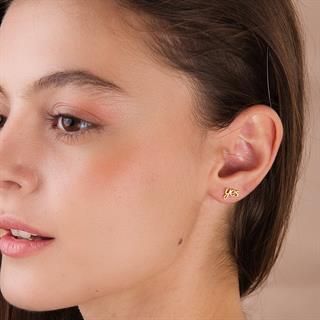 14 Ayar Altın Yes Küpe